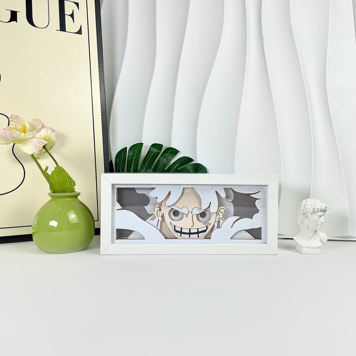 Anime Paper-Cut 3D LED Night Light With Remote Control