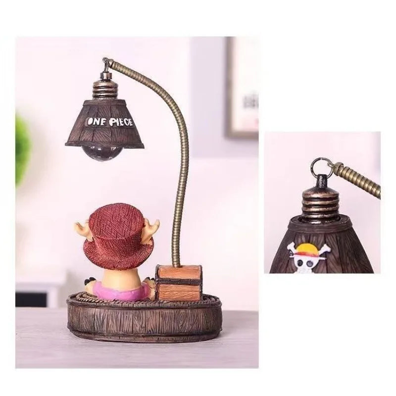 Anime Pirate Luffy LED Night Light Figure For Bedroom