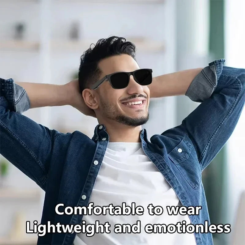 Bluetooth Smart Glasses With Camera – AI Translator & Calls