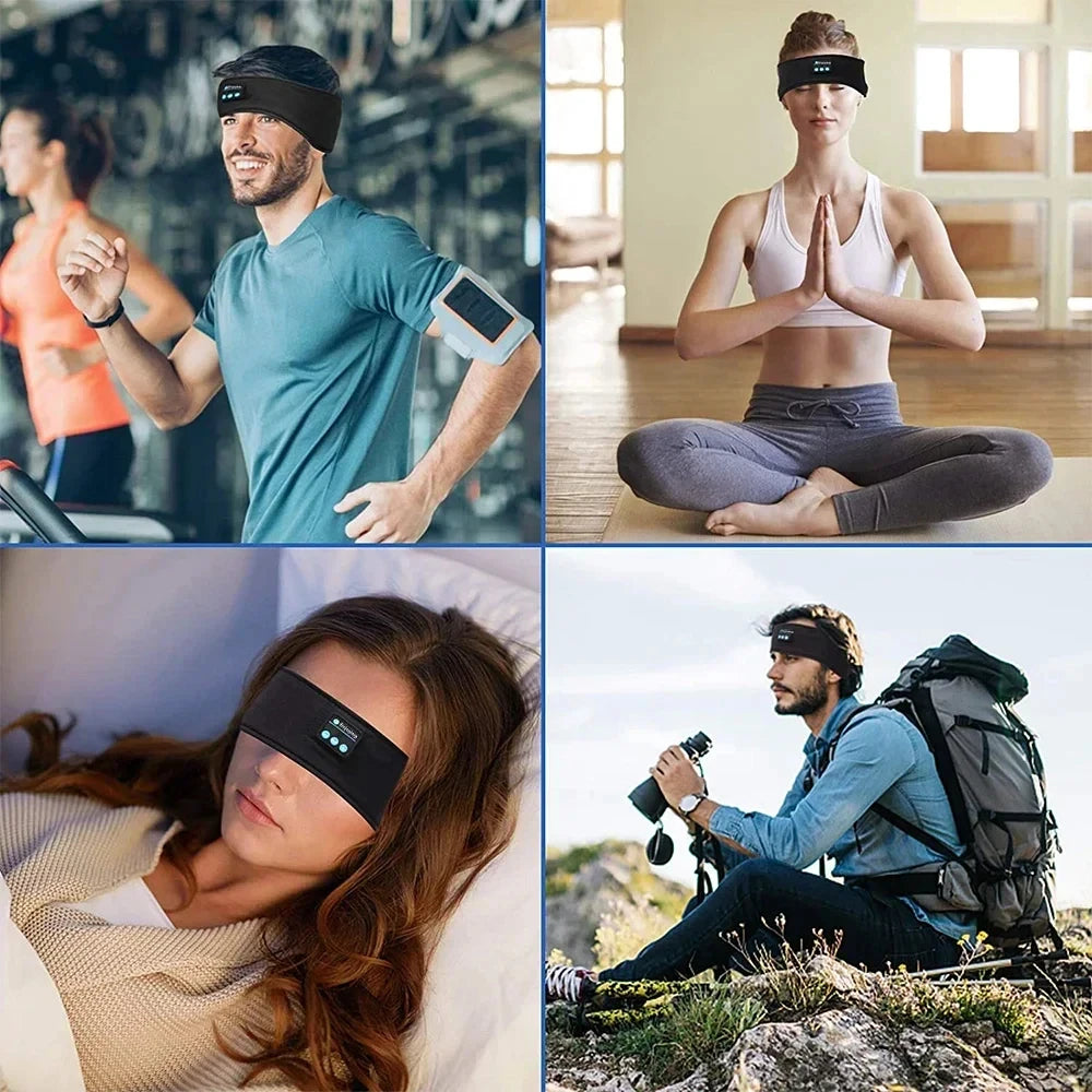 Bluetooth Sleep Headphones Headband With Music Eye Mask