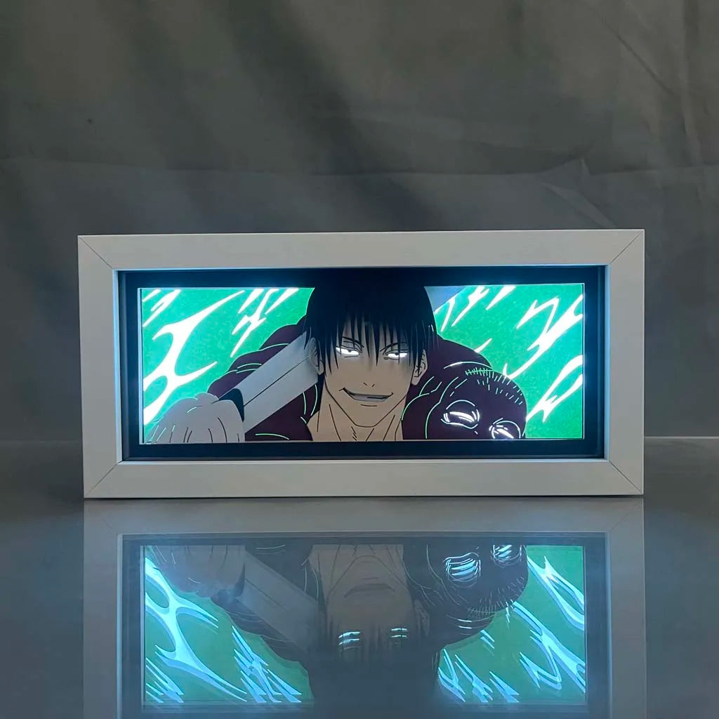 Anime Wood Light Box Lamp – 3D LED Paper Cut Night Light