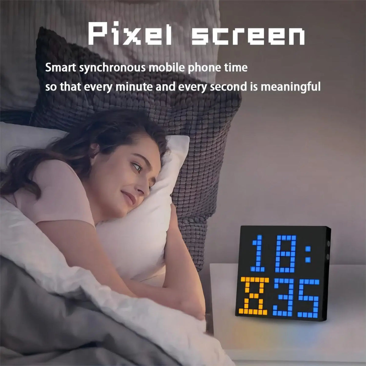 LED Pixel Art Display Frame 64x64 RGB Smart Night Light