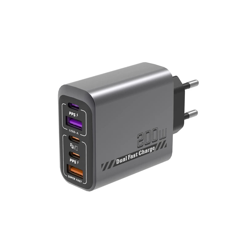 GaN 120W Multi-Port USB PD Travel Wall Charger