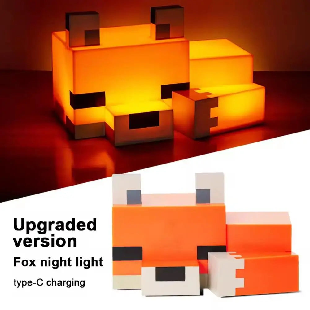 Cute Fox Night Light For Bedroom Or Gaming Desk