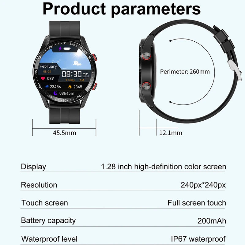 Men’s Bluetooth Calling Smartwatch With Heart Rate