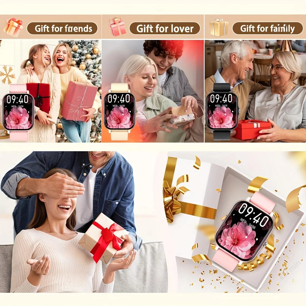 1.83" Full Touch Smartwatch With Call & Sleep Tracking