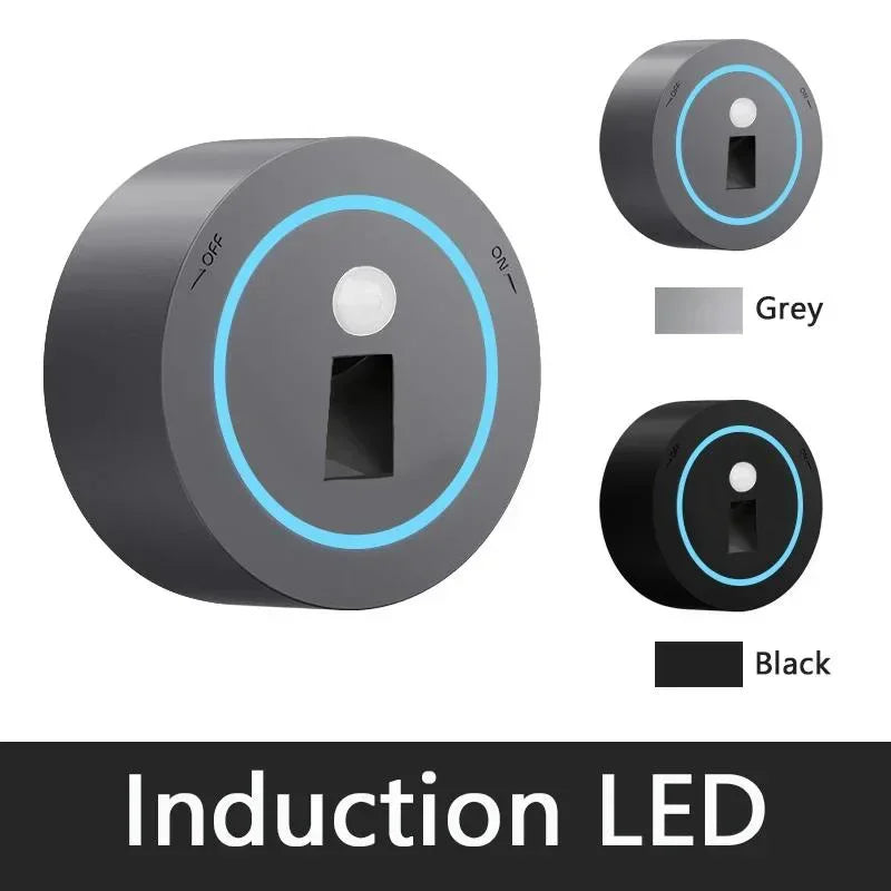 Induction LED Type Wall-Mounted Track Power Rail with Movable Sockets