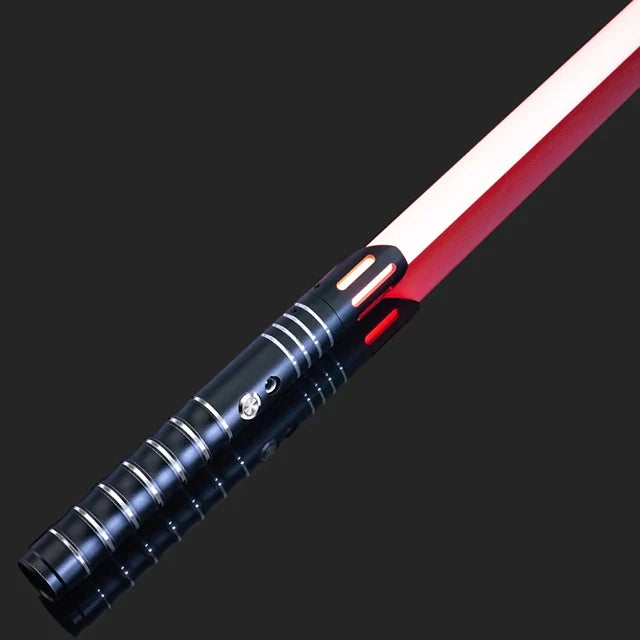 Type 3 Black RGB Color Metal RGB Lightsaber Toy – 14-Color Sound FX Sword