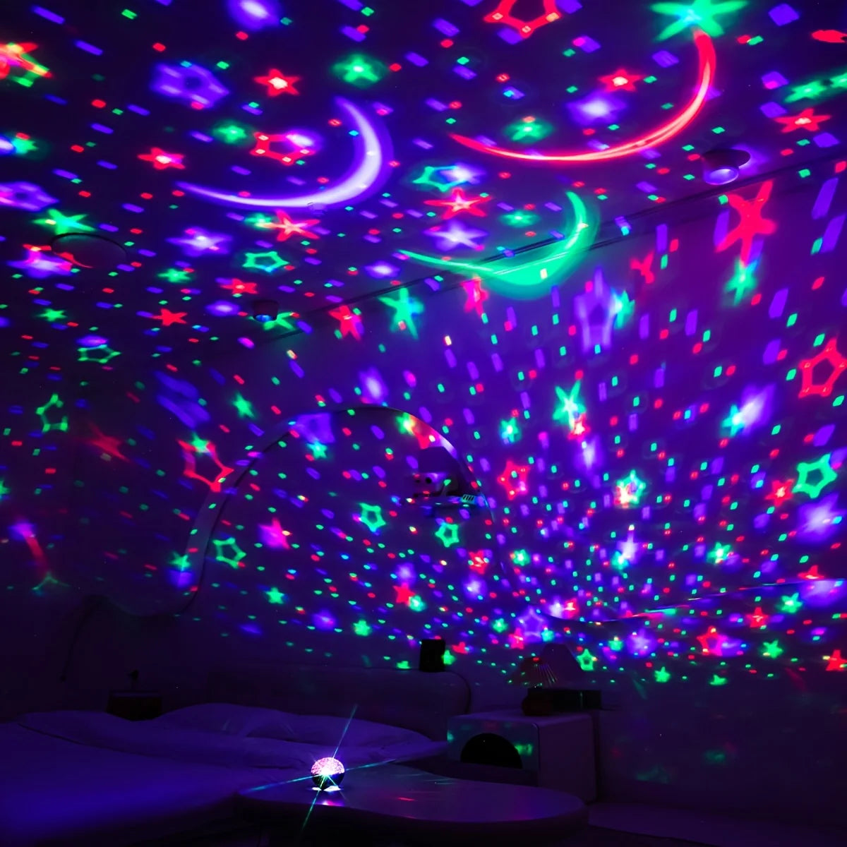LED Starry Sky Night Light Projector – RGB USB Galaxy Lamp